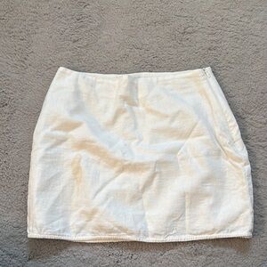 White Mini Pencil Skirt for Night Out